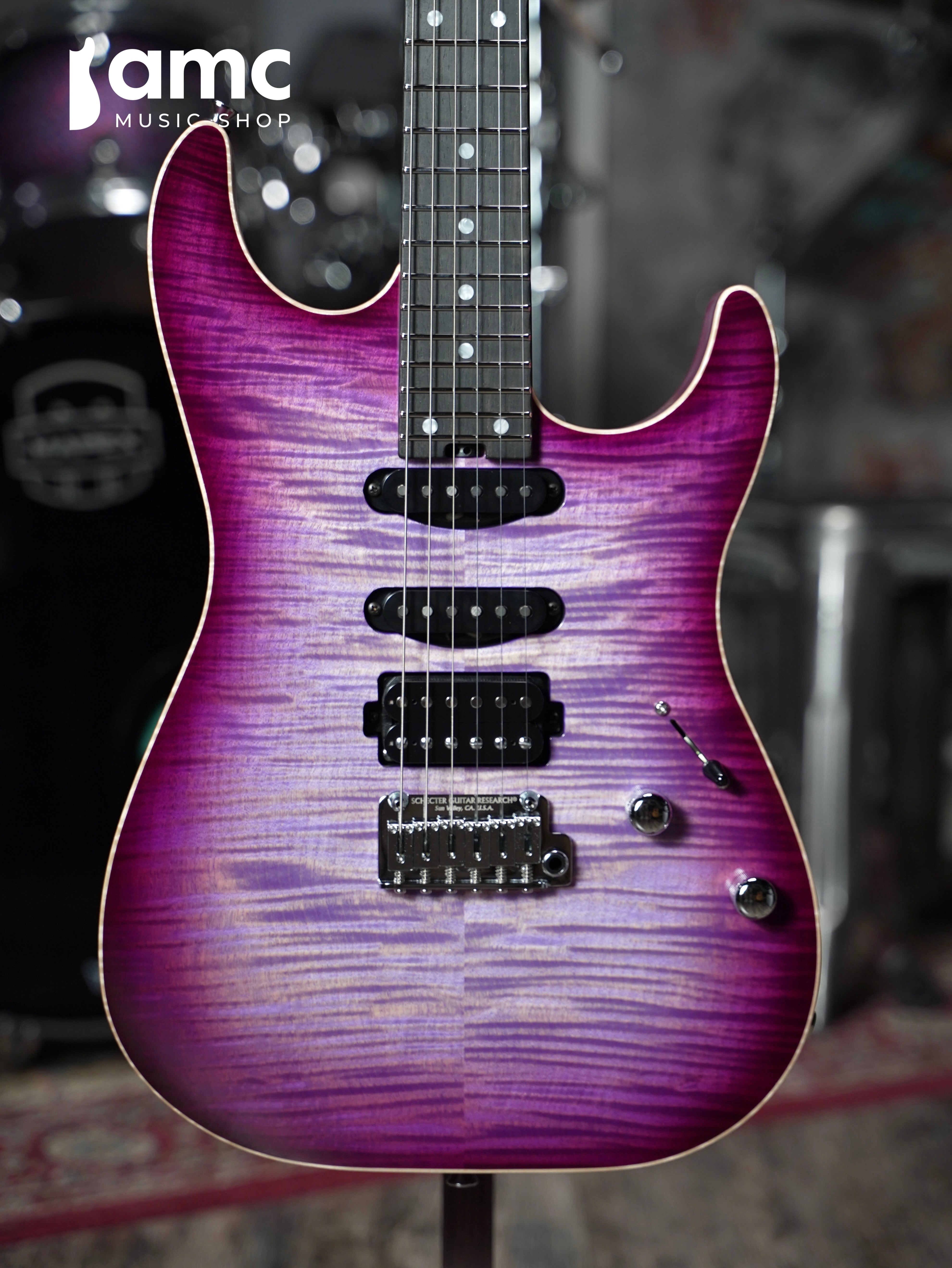 Schecter | Sunset Custom II 24 SSH[Purple Burst] S/N:26-05018