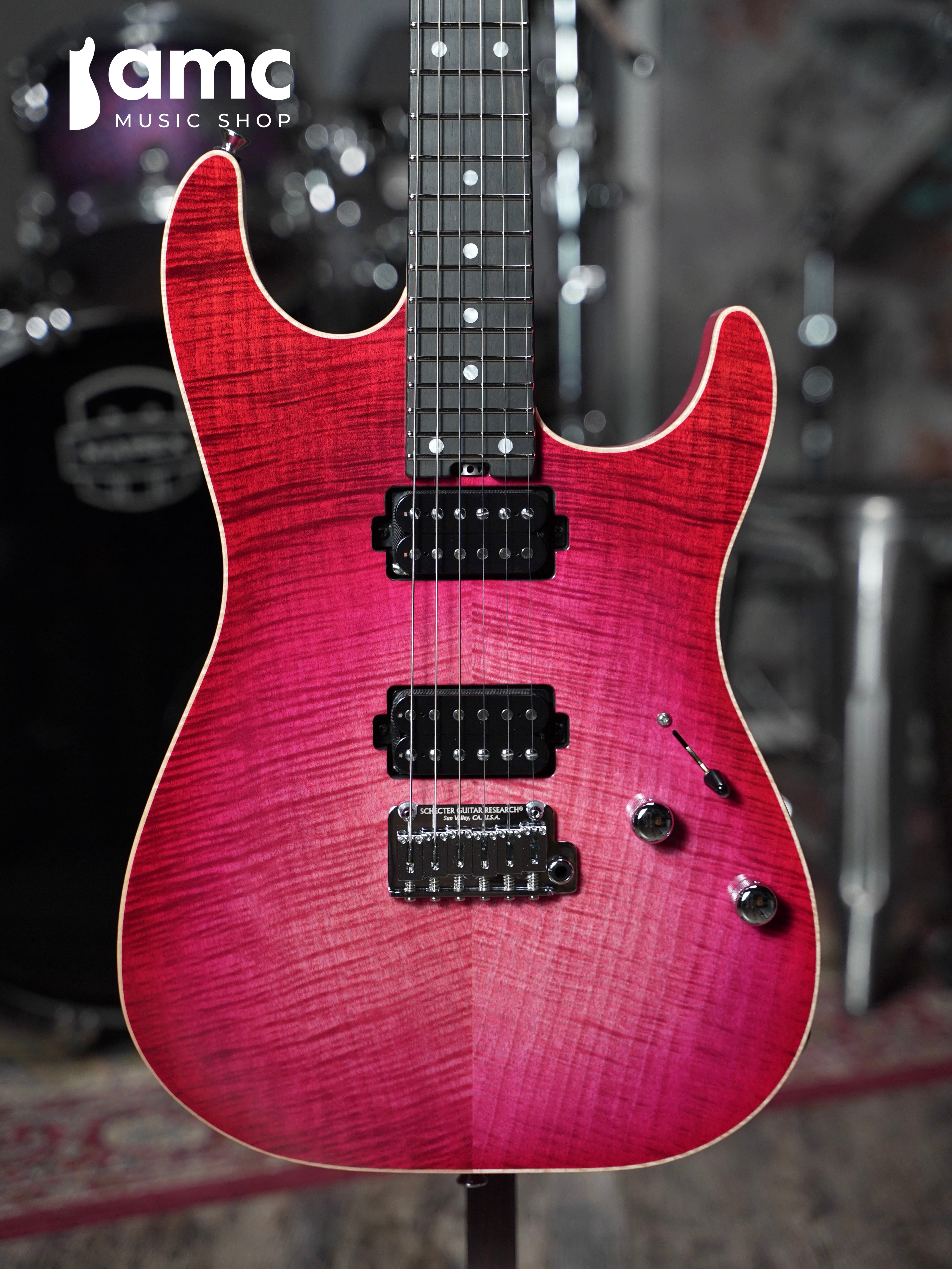 Schecter | Sunset Custom II 24 HH [Watermelon] S/N:26-05027