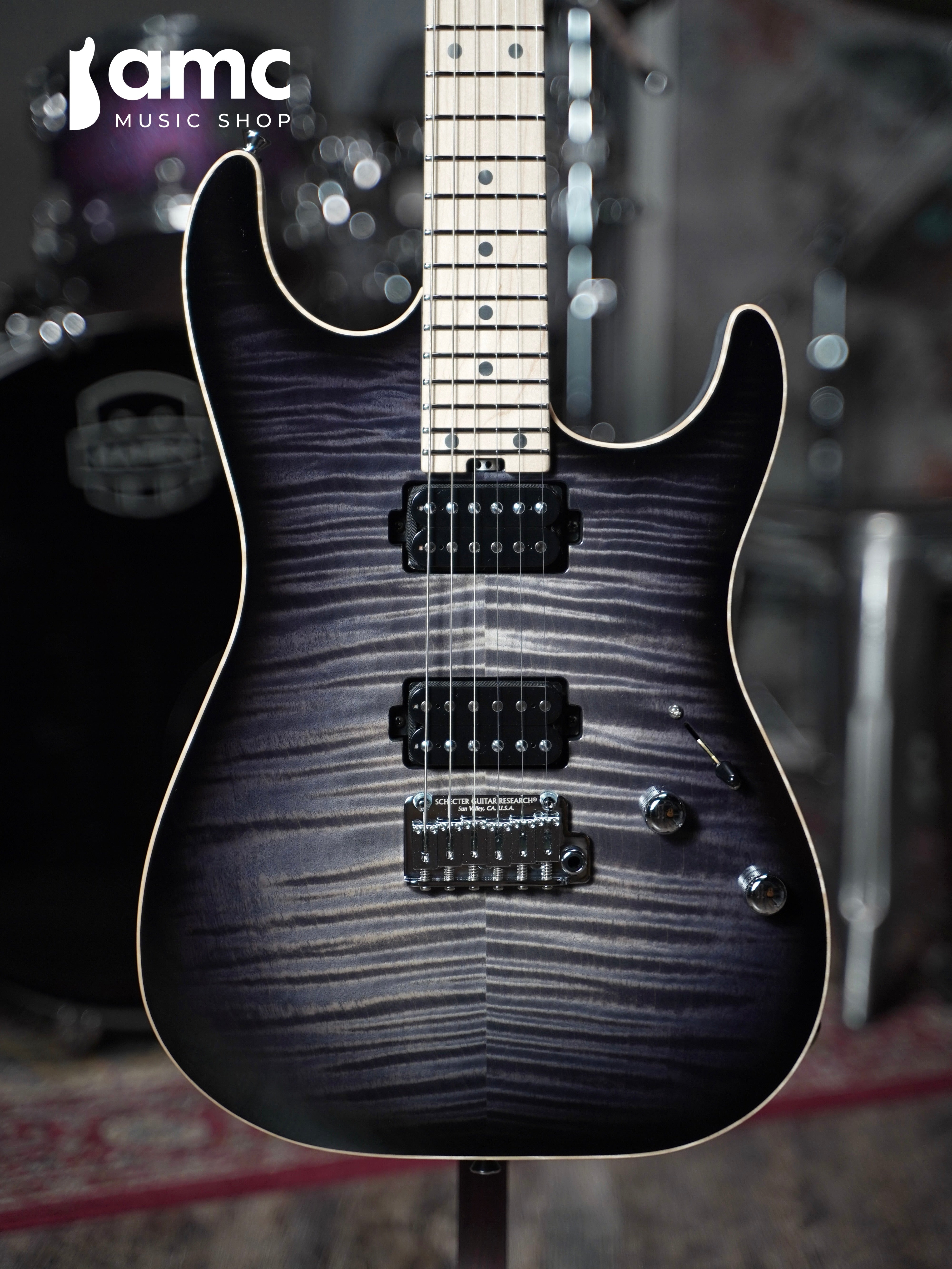 Schecter | Sunset Custom II 24 HH[Black Burst] S/N:26-05033