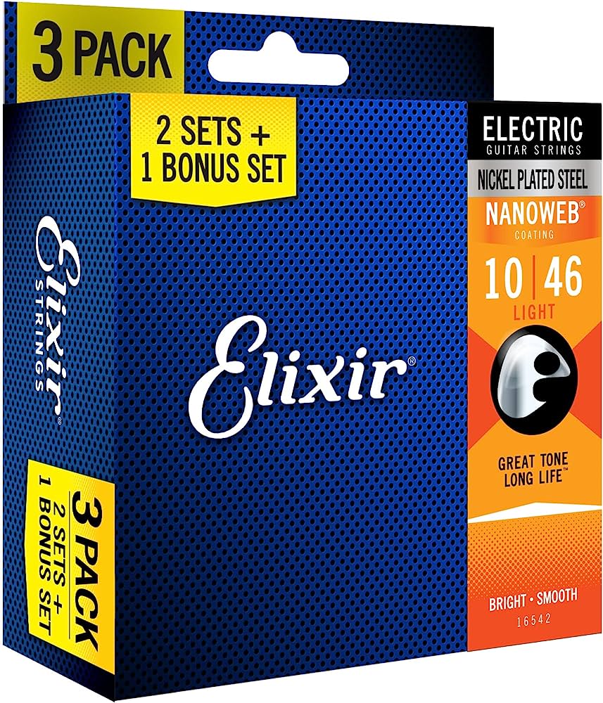 Elixir 10-46 Nanoweb[3 Pack]