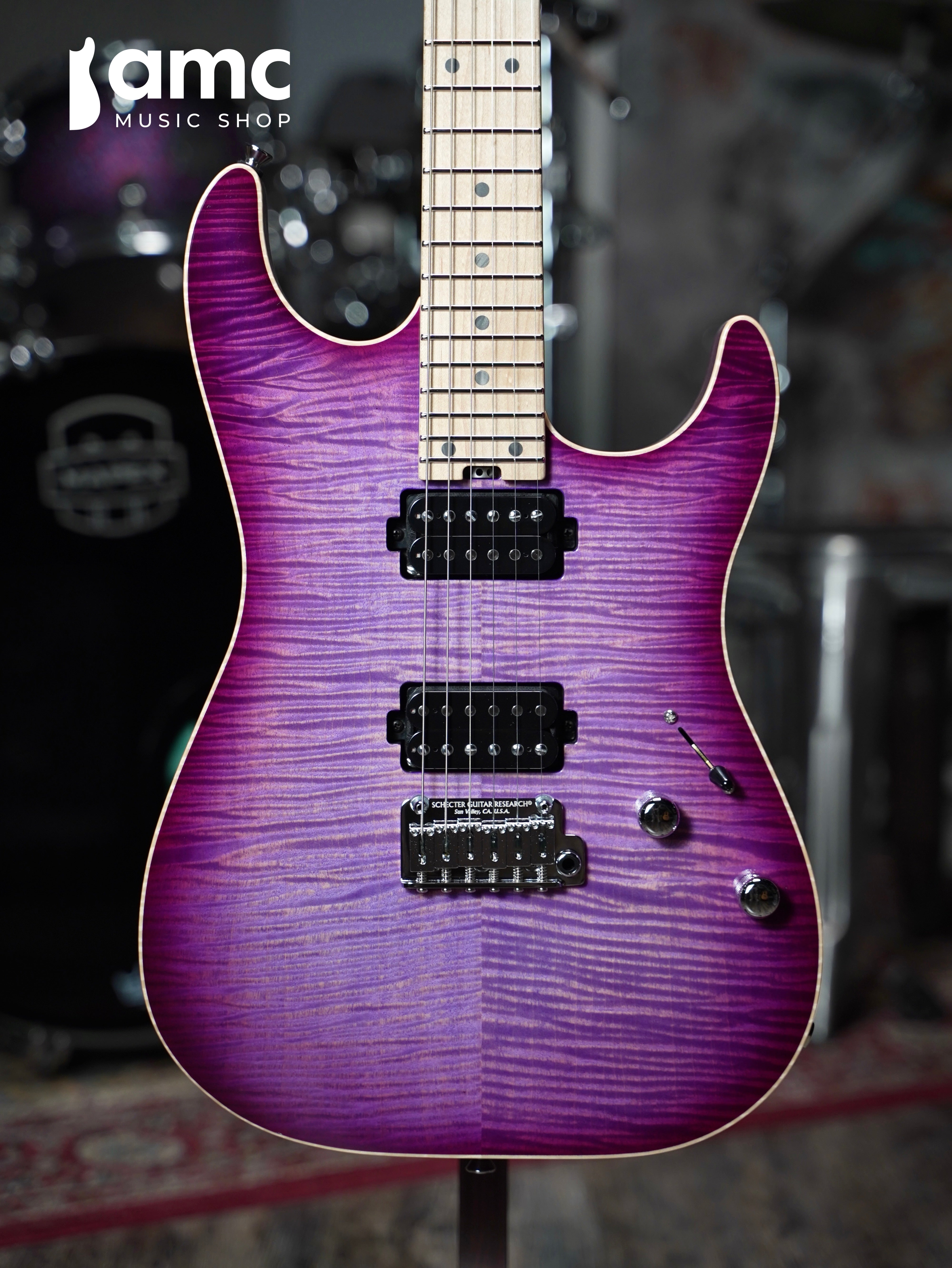 Schecter | Sunset Custom II 24 HH[Purple Burst] S/N:26-05039