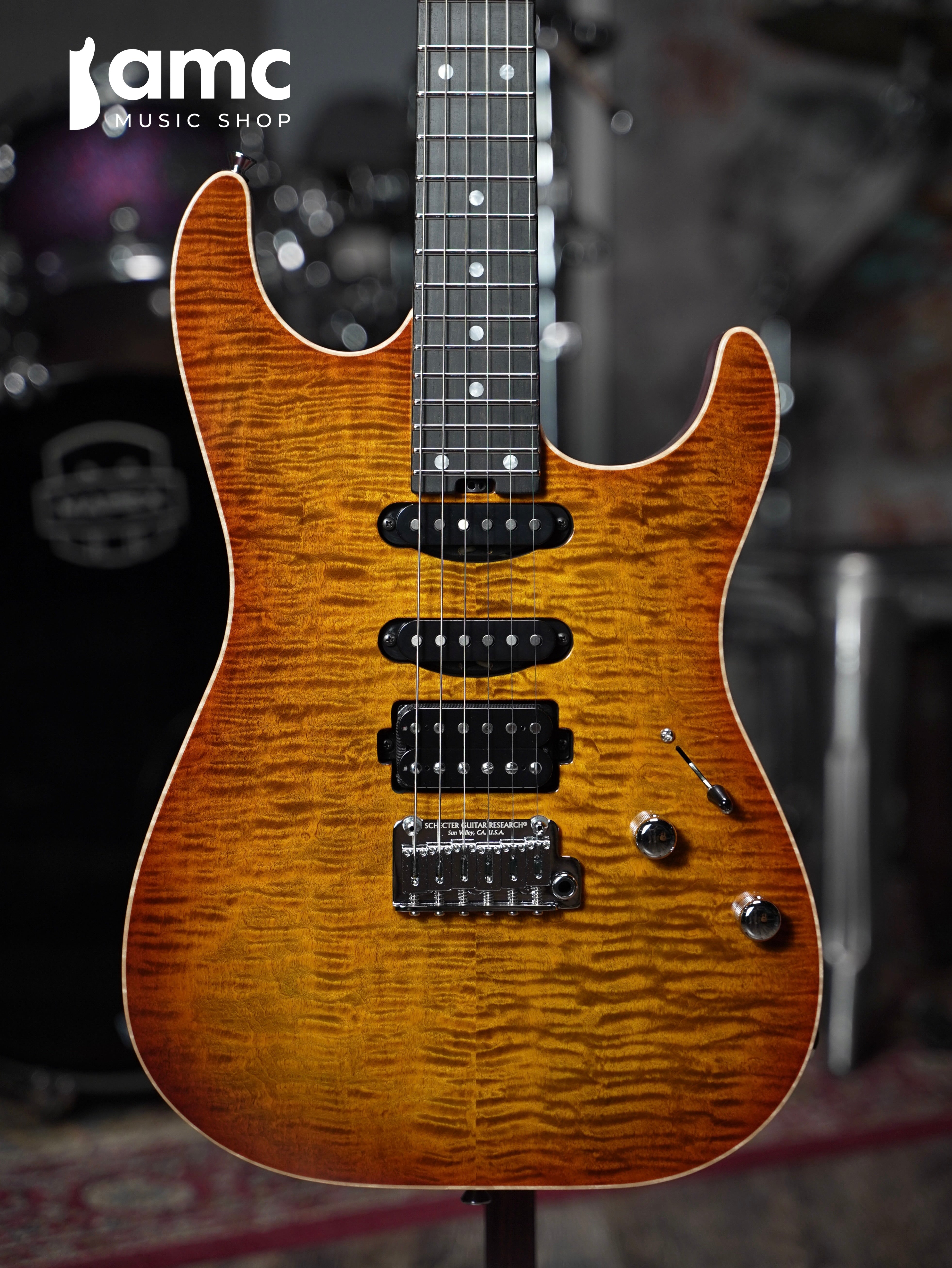 Schecter | Sunset Custom II 24 SSH[Light Tiger Burst] S/N:26-05011
