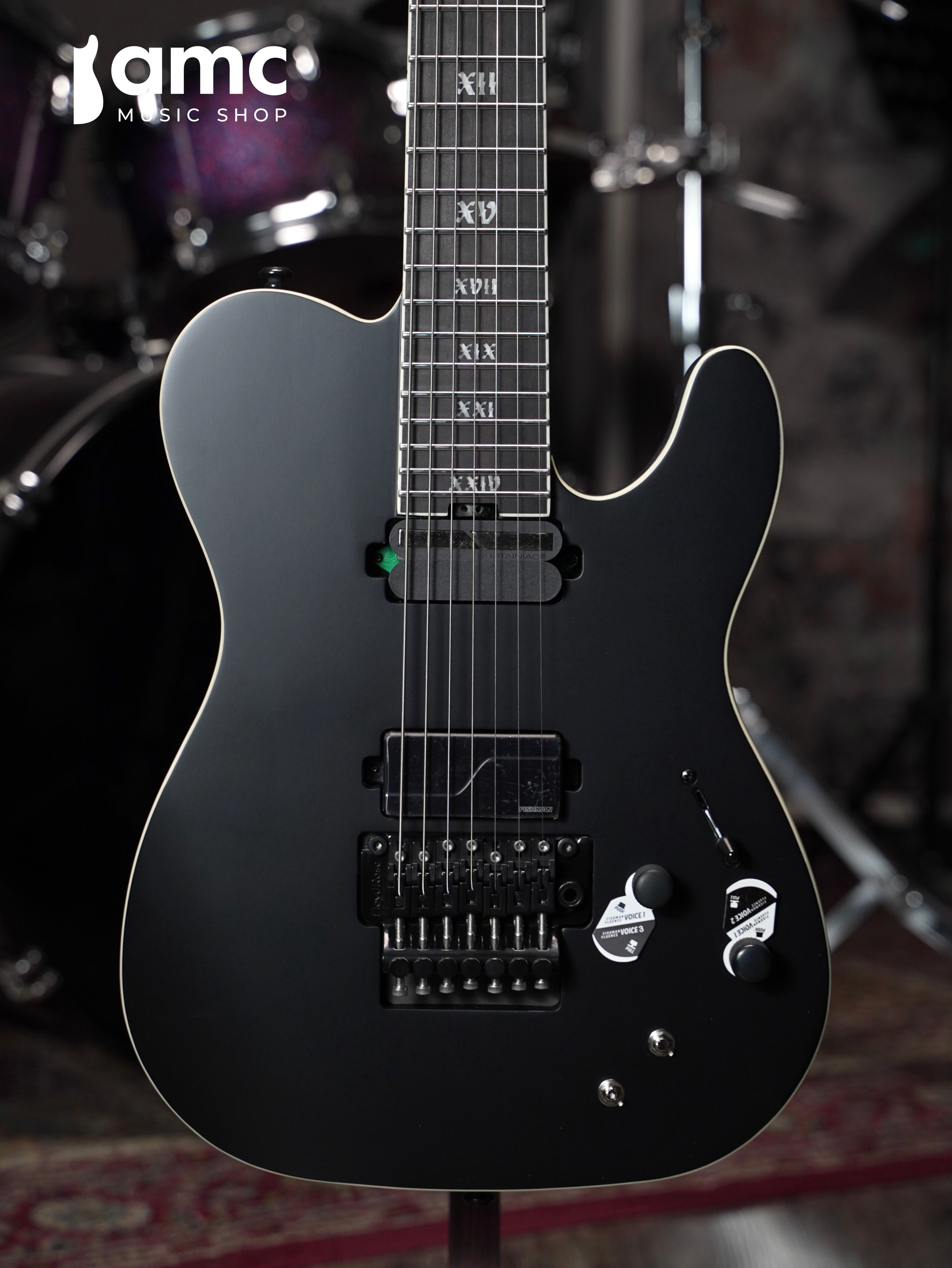 Schecter | PT-7 FR-S SLS Elite Evil Twin [Satin Black]