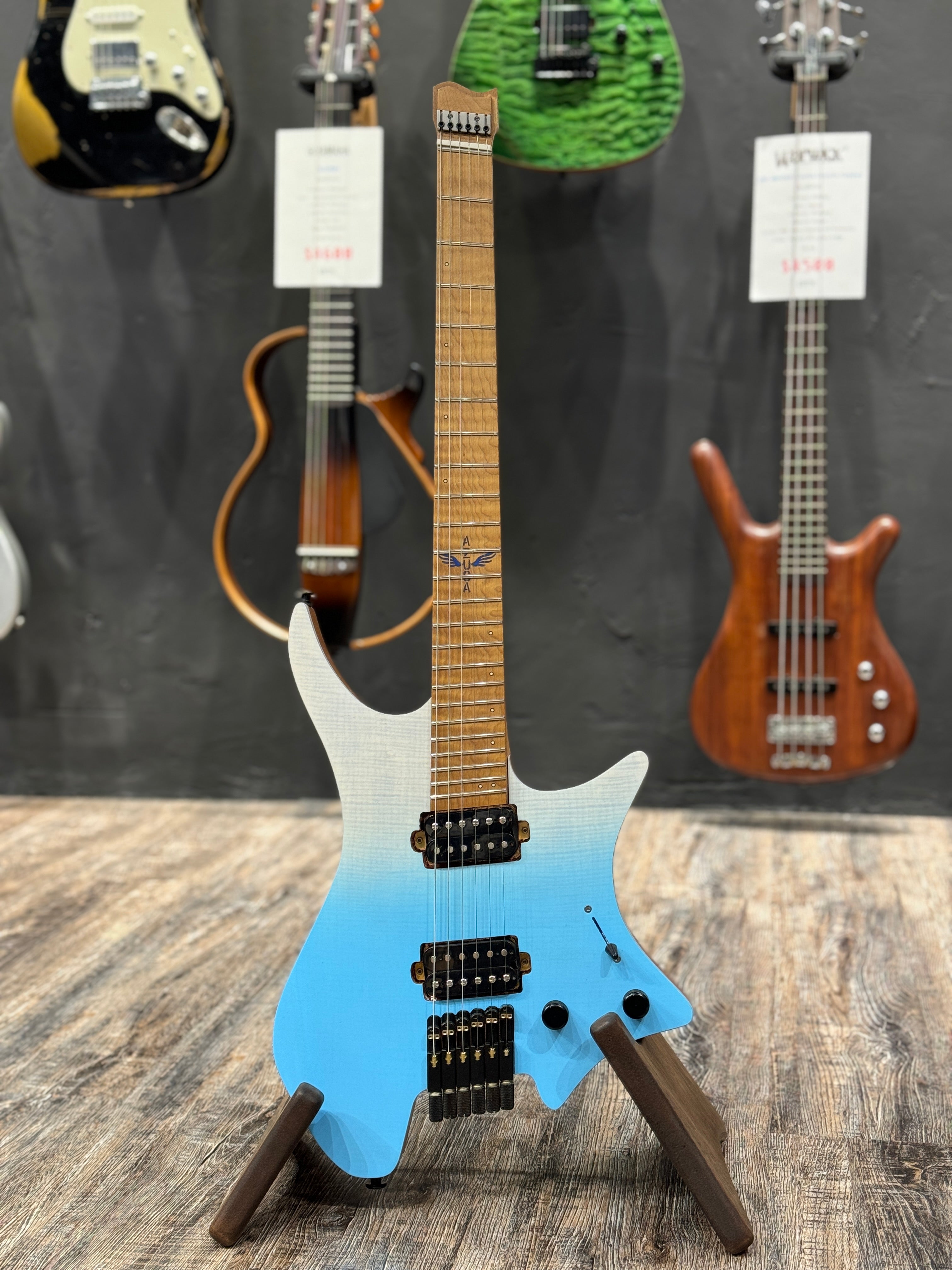 NK Guitar[Custom/Faded Blue]